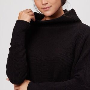 Free People Black Ottoman Sweater